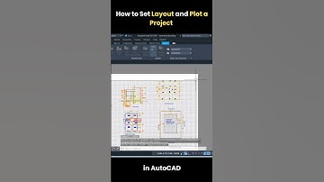 How to Set Layout and Plot a Project in AutoCAD