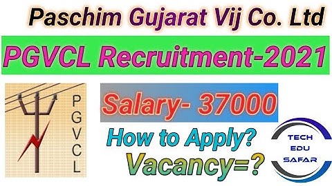 PGVCL Vidhyut Sahayak Junior Engineer Electrical Recruitment 2021||Pgvcl Bharti 2021