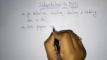DML in sql with examples | DBMS | Lec-38 | Bhanu Priya