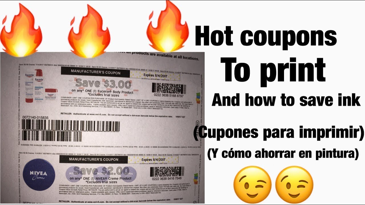 Hot 🔥Coupon to print &amp;how to save$ on ink (cupones para imprimir y cómo ...