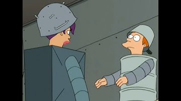 Leela doing the robot