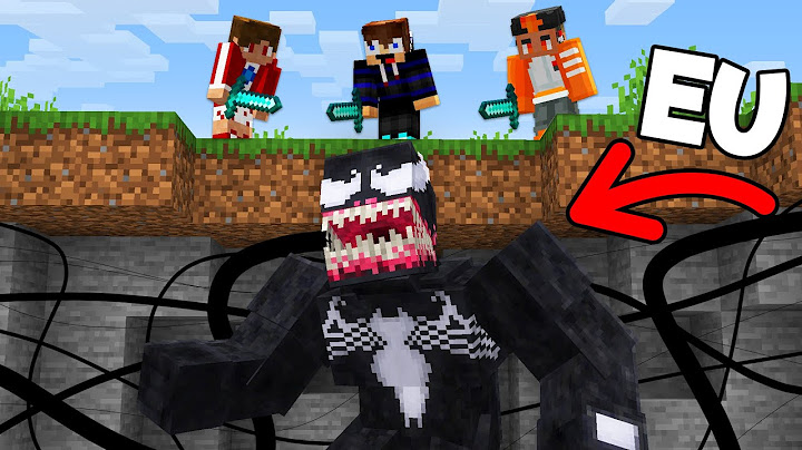 JOGANDO COMO SYMBIOTE DO VENOM NO MINECRAFT