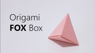 Celebrity Modular Origami 'Fox Box' Tutorial very easy step by step Wealth