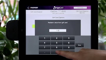AppCard University: Adding Value to a Gift Card, AppCard for ShopKeep