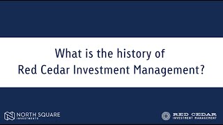 History of Red Cedar Investment Management