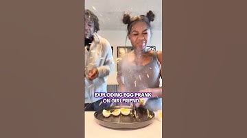 EXPLODING EGG PRANK!!!😳😂 #pranks #explosion #funny #couples #viralchallenge #tiktokviral #trending