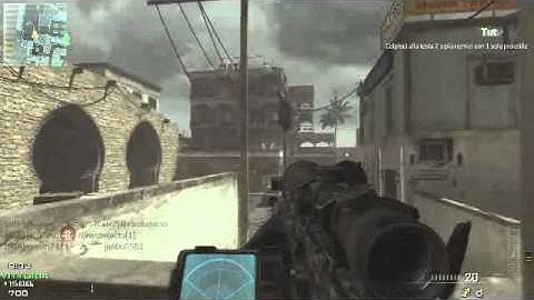 Bad ass double kill w/ one bullet (MW3 Game Clip)