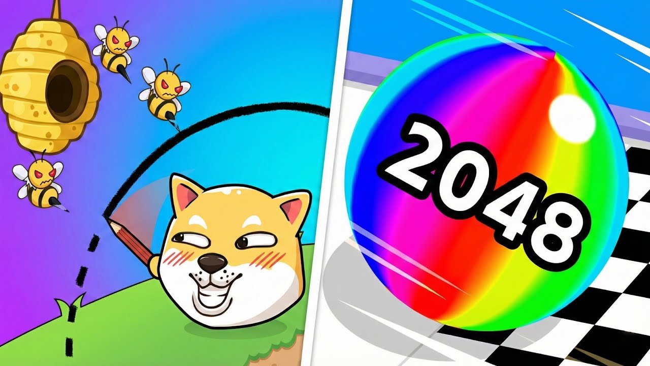 Doge Rescue VS Ball Run 2048 - Crazy Gameplay Walkthrough New Gameplay Part 3 (Android & iOS)