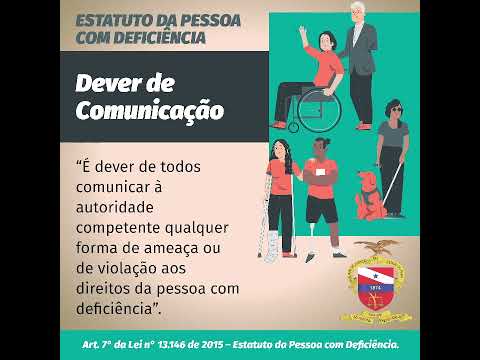 Estatuto da pessoa com Deficiência - Dever de Comunicação