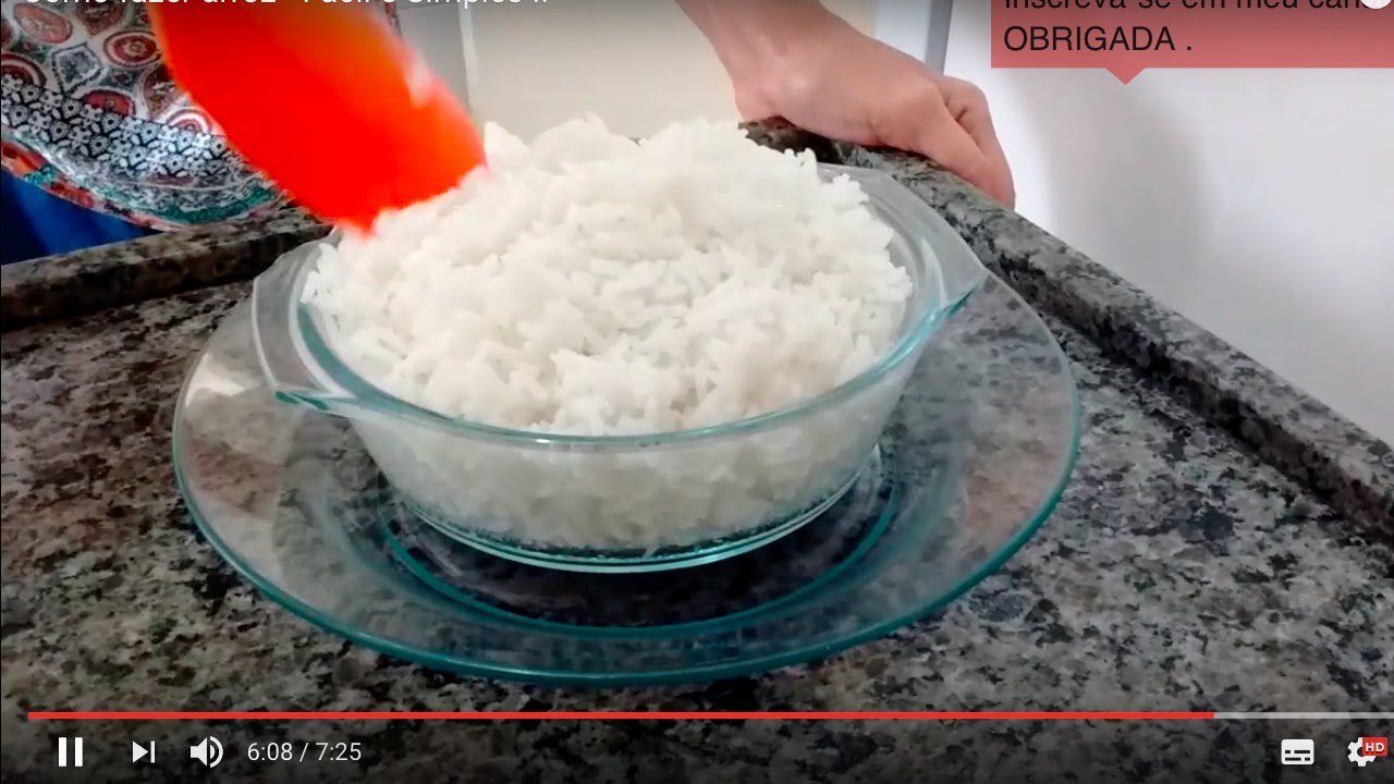 Como fazer arroz Fácil e Simples !! YouTube