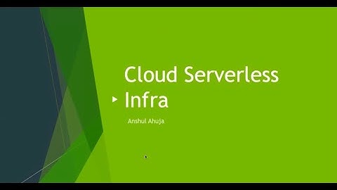 Serverless | DevlUp Labs | Anshul Ahuja | IIT Jodhpur