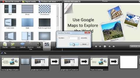 Getting Started- 7 - Add a Transition.webm CAMTASIA 7 NEW