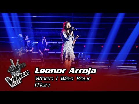 Leonor Arroja - "When I Was Your Man" | Prova Cega | The Voice Kids