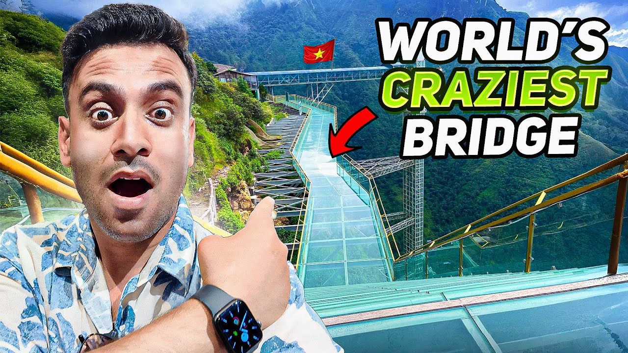 Vietnam’s Highest Glass Bridge 🏔️ | Hidden Gems in Sapa 🇻🇳