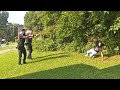 Officers Shoot at Fleeing Armed Suspect Who Was Driving a Stolen Vehicle