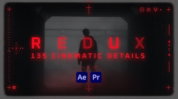 135 REDUX Cinematic HUD Details for After Effects & Premiere Pro