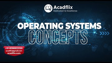 01. Introduction to Operating System | Opearting System