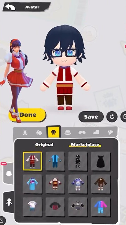 Guinevere KOF skin outfit on BUD!💜 #budcreate #guinevere #mobilelegends #kof