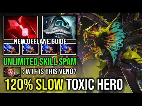 WTF Unlimited Plague Ward 120% Slow Most Annoying Toxic Poison DPS Offlane Venomancer Dota 2