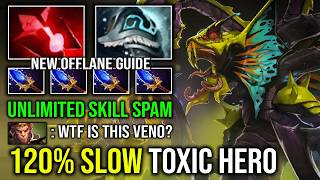 WTF Unlimited Plague Ward 120% Slow Most Annoying Toxic Poison DPS Offlane Venomancer Dota 2