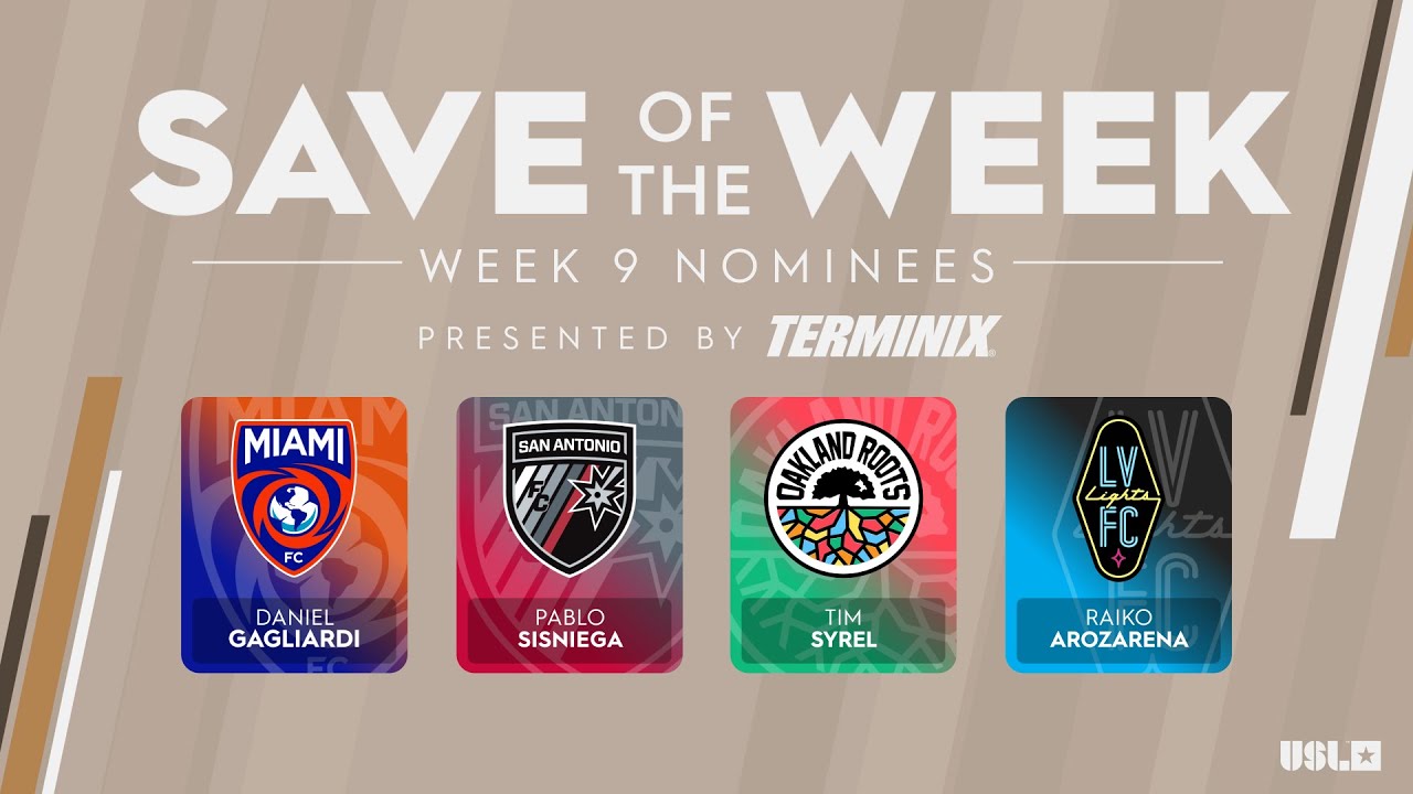 Big stops! 🚨 | USL Championship Save of the Week, Week 9: Nominees ...