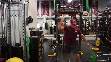 Triphasic Hammer Sorinex Split Stance OH Shoulder Press Shock