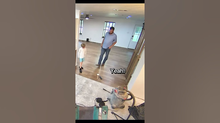 Boy Shocked The Dad With Flooring!