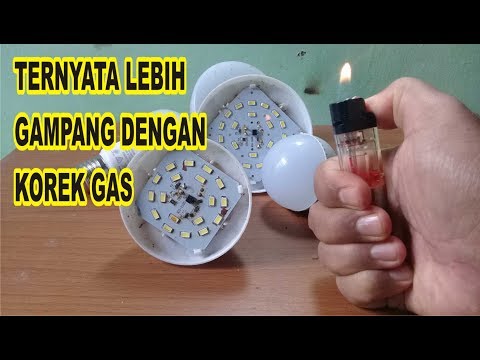 Cara memperbaiki lampu led mati total dengan mudah. 