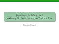 Informatik 2: Reduktionen & Rice's Theorem – Unentscheidbare Probleme verstehen 📚