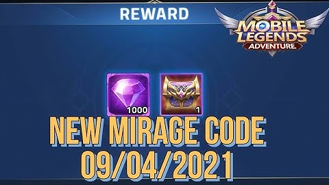NEW GIFT CODE | NEW MIRAGE CHEST SECRET CODE 9 APRIL 2021 - MLA