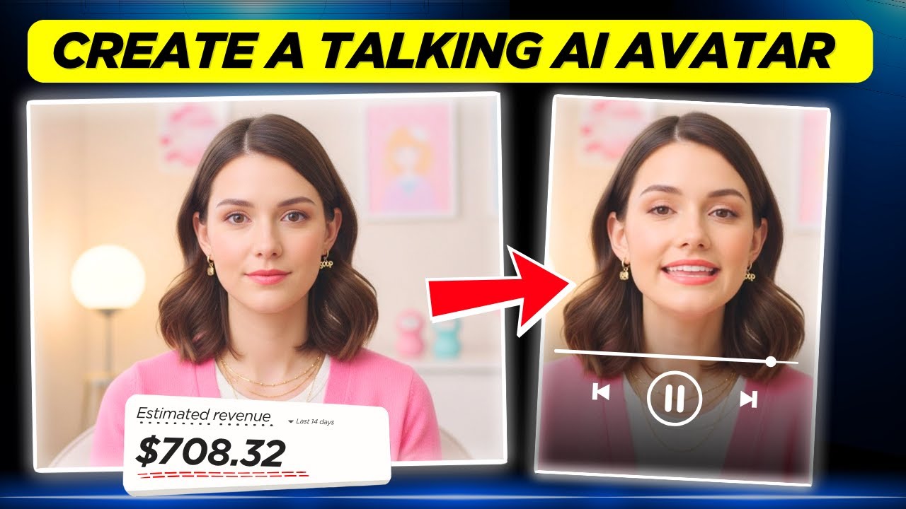 How to Create a Talking AI Avatar That Sounds Like You - YouTube