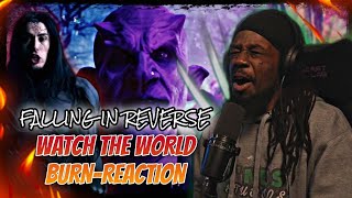 🔥🔥🔥🔥🔥!!!!! | Falling In Reverse - "Watch The World Burn"-REACTION| REACT W/H8TFUL!!