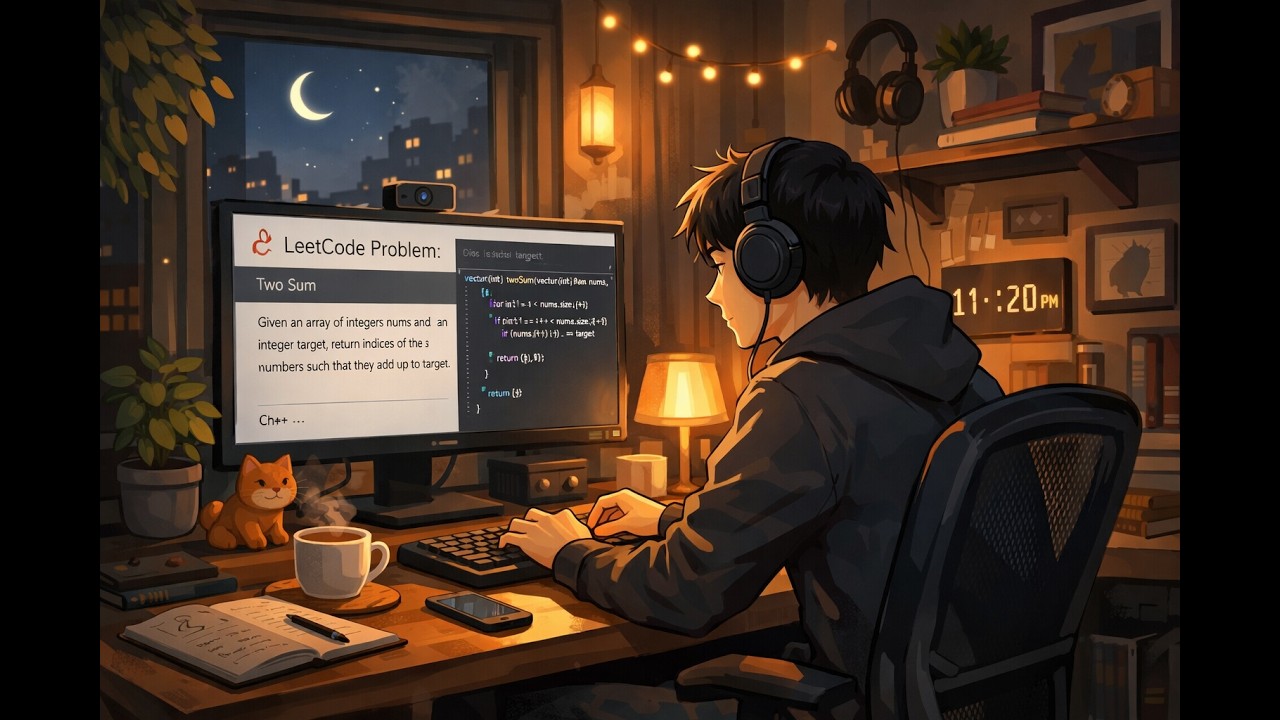 Code LeetCode With Me – Lofi Coding Session - YouTube
