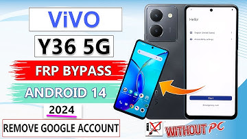 Vivo Y36 5G Android 14 - How To Bypass Google Account (Frp) Lock (2024) Vivo Y36 5G Frp Without Pc✅✅