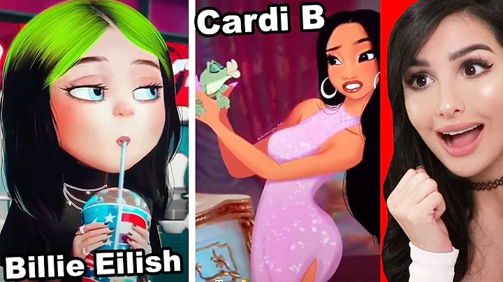 Celebrities As Disney Princess Glow Up Transformat...