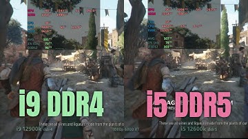 Intel 12900k ddr4 vs i5 12600k ddr5