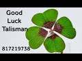 Good Luck Talisman with Grabovoi Numbers   817219738