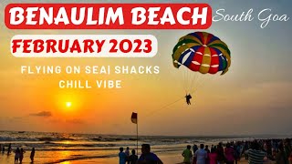 Benaulim Beach February 2023 | South Goa Beach | Goa Vlog