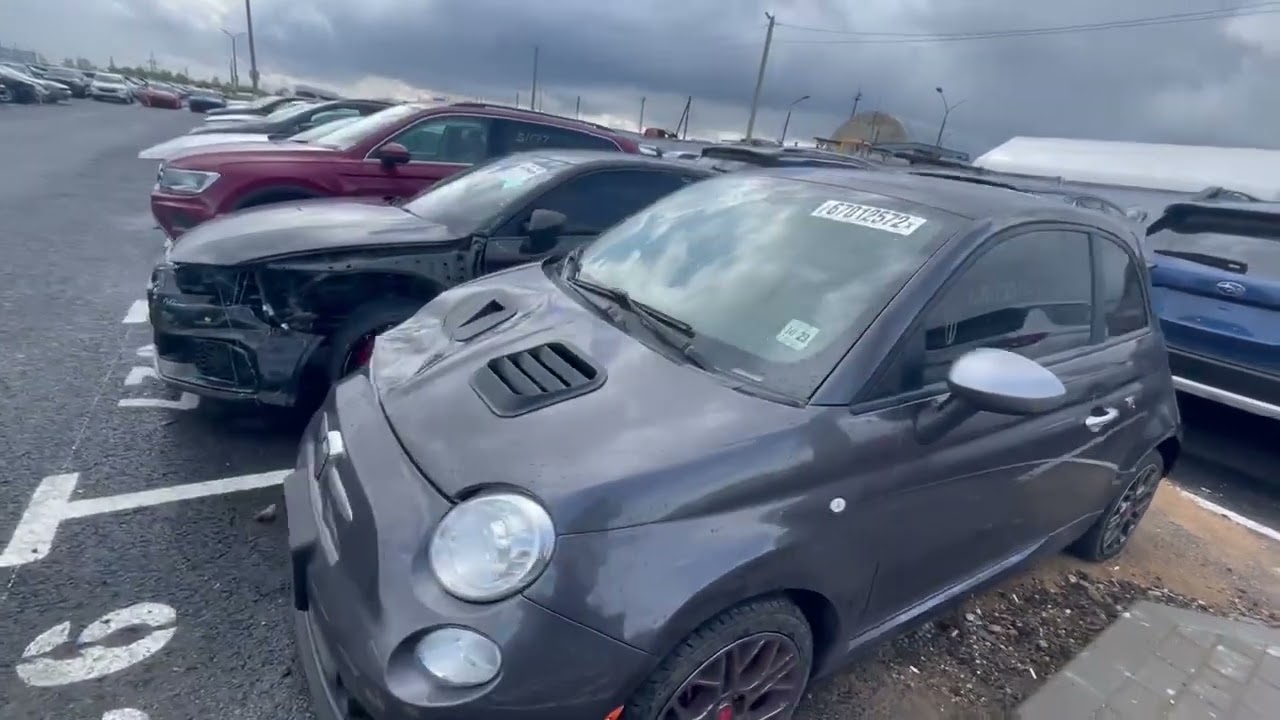 Fiat 500 Abarth 2018 с аукциона Copart