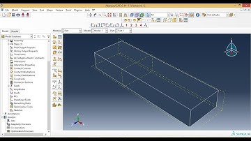 Abaqus Basic Tutorials - How to Create a Plane in Abaqus Part 1