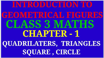 Introduction To Geometrical Figures | Class 3 Maths Chapter - 1 | Archana Godse Padwal