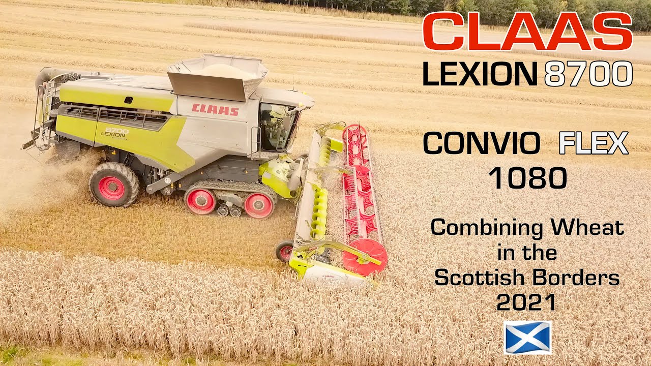 CLAAS Lexion 8700  with Convio Flex Cutterbar