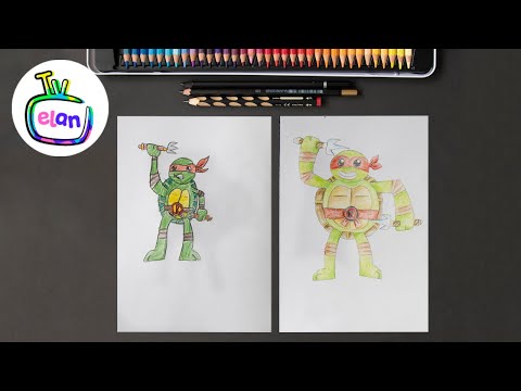 Video: Jak Se Naučit Kreslit Ninja želvy