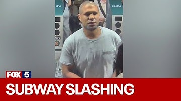 Man slashed on subway platform