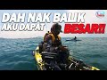 #68- Separuh Rod Aku Dalam Air Tarik Ikan ni- Kayak Fishing Malaysia