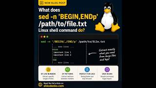 How to Extract Specific Lines from Log Files with sed | Linux Tutorial