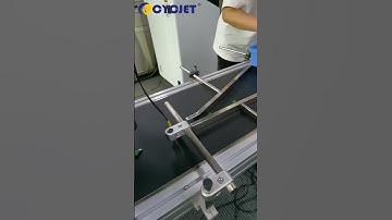 How to Print Logo On Earphone Cover By CYCJET UV High Resolution Online Inkjet Coding Machine.