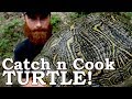 Catch and Cook WORLD'S MOST INVASIVE TURTLE! Ep08 | 100% WILD Food SURVIVAL Challenge!