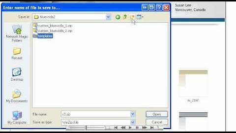 Adding a BlueVoda template to your webpage with Bluevoda website builder from VodaHost web hosting