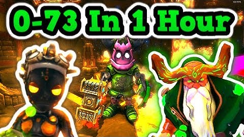 Loot From 1 Hour Of Glitterhelm Cavern Insane Hardcore (Exp Guide) - Dungeon Defenders 60